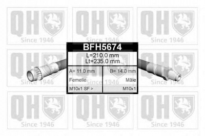 QUINTON HAZELL bfh5674 -  Тормозной шланг
